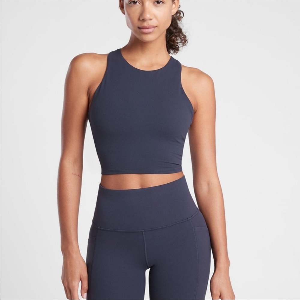 Athleta A-C Conscious Crop - Blue Medieval Violet